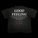 Good Feeling Neon Hearts Shirt